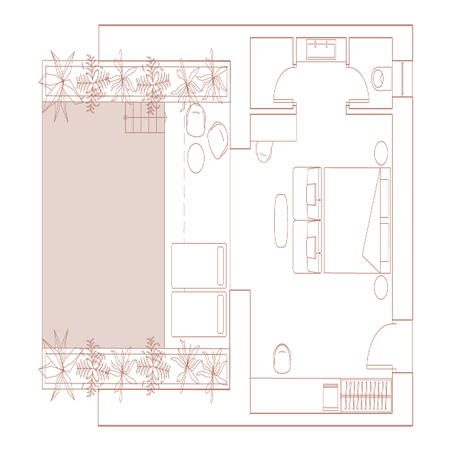 Amyth Sea View Pool Suite Layout